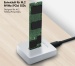 USB-Adapter C an NVMe (PCIe) 1 Port Aluminum