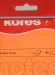 Haftnotiz 75x75 mm 100 Blatt neon-orange KORES N47074