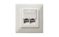 TP-Unterputzdose KAT 5e 2*RJ45 45&deg; equip