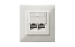 TP-Unterputzdose KAT 6 2*RJ45 45&deg; equip 125765