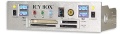 Frontpanel-Kit Reader & USB 2.0/FWAudio 8,9 cm-Schacht ICY B