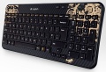 Tastatur Logitech K360 Keyboard victorian wallpaper cordless