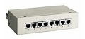 Patch-Panel 8-Port f&uuml;r Wand- oder Tischmontage KAT 6