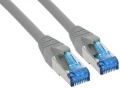 TP-Kabel  1m grau Kategorie 6A S/FTP (PiMF)-Schirmung
