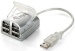 USB-Hub 4 port  (USB 2.0) passiv equip 128583