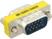 Mini Gender Changer 15polig VGA Stecker-Stecker