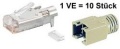 KAT5-Stecker komplett RJ45 Hirose 10er Pack