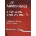 DVD-H&uuml;lle 1fach Book-Case 5er Box MEDIARANGE
