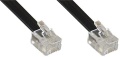 Telefonkabel RJ11-RJ11 4:4 polig 6P4C 15m