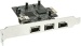 PCIe Firewire Schnittstellen 4fach max. 400 MBit/s