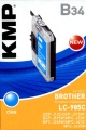 Tinte Brother LC-985c kompatibel KMP B34