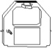 Farbband Panasonic KXP 2123/2124/ 150 schwarz 'KMP'