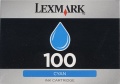 Tinte Lexmark No. 100 cyan  R&uuml;ckgabe-Patrone