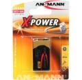 Batterie 9V Block Alkali Ansmann X-Power (**