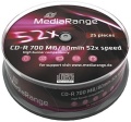 CD-R MEDIAGRANGE 700 MB 25er Spindel