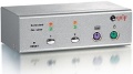 Tastatur-Maus-Monitor-Switch 2:1 KVM ohne Kabelset PS/2