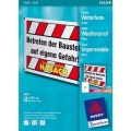 Folie A4 weiss 100 Bogen