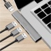 USB-Hub (USB 3.2) Type-A an 3x USB-2-A und 1x USB-3-A