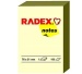 Haftnotiz 76x51 mm 100 Blatt gelb Radex 821006