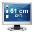 Monitore - LCD -  61 cm (24")