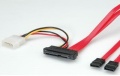 Festplattenkabel SAS 29pin SFF-8482 + Power an 2x SATA 0,75m