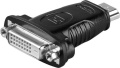 HDMI-Adapter 1xHDMI-A-Stecker an 1x DVI-D-Buchse