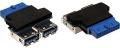 USB-Adapter 3.0 2xA Buchse auf Pfostenanschluß