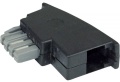 Adapter TAE-N Stecker auf RJ11 Buchse