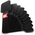 Klett-Kabelhalter, Schwarz, 50er-Pack