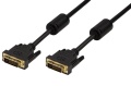 Monitor-Kabel DVI-D an DVI-D 2m S-S Logilink