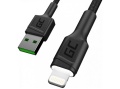USB-Kabel Lightning Apple 2m, weiße LED-Beleuchtung