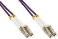 LWL Duplex Kabel, LC/LC 50/125µm OM4 Patch-Kabel,  3m