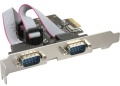 PCIe COM Schnittstelle 2x 9-polig seriell Inline