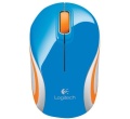 Maus Logitech mini Mouse M187 Blau schnurlos