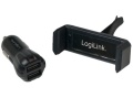 USB KFZ Ladegerät Stromadapter für 12-24 V mit Halterung