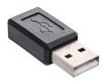 USB-Adapter 2.0 Micro-B-Buchse an USB A Stecker,