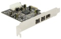 PCIe Firewire Schnittstelle  2x800 MBits/s, 1x400 MBit/s