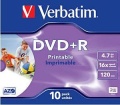 DVD+R Verbatim 4.7 GB Jewel Case bedruckbar, einzeln