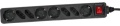 Steckdosenleiste  8-fach schwarz mit Schalter 1.5m Zuleitung