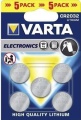 Batterie Lithium 3V  Cr2032 5er Pack Varta (**