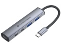 USB-Hub (USB 3.2) C an 2xUSB-C und 2x USB-A PD 100W