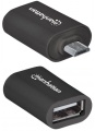 USB-Adapter 2.0 Micro-B-Stecker am A-Buchse Manhatten 406192