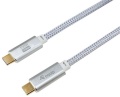 USB-Kabel 3.2 C-Stecker an C-Stecker 3m Wei&szlig; 100W