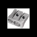 Bleistiftspitzer Metall doppelt