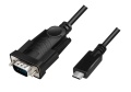 USB-Adapter C an COM DB9/M Logilink USB 2.0