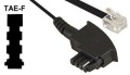 TAE-F Kabel für 6m (für Import-Telefone)