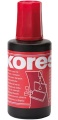 Stempelfarbe 27ml rot Kores mit Verstreicher