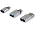 USB-Adapter-3er Set: C an A, A an C, C an Micro, OTG-Adapter