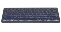 Tastatur gembird Slimline RGB, kabellos mit Bluetooth 3.0