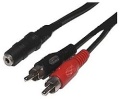 Audiokabel  2.0m 1KB-2CS stereo (auch 1.5m)